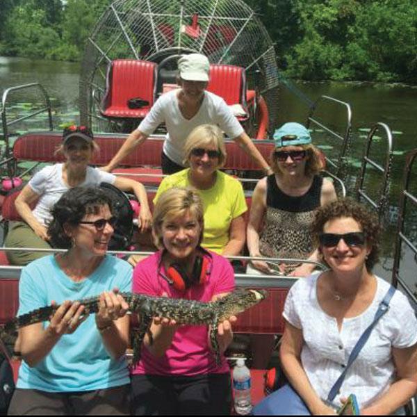 Airboat swamp tours